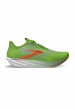 BROOKS Hyperion Max - Hardloopschoenen Neutraal - Green Gecko Red Orange White
