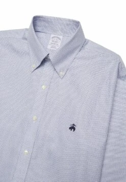 Regular Fit Supima Non-Iron Button Down- Overhemd - Blue -BrooksRunner 06a8dd55104e462cb5eedd441e2d047f