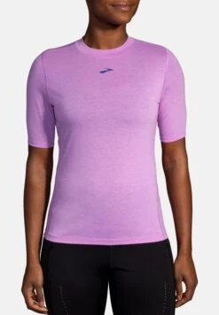 BROOKS High Point Short Sleeve - T-Shirt Basic - Bright Purple