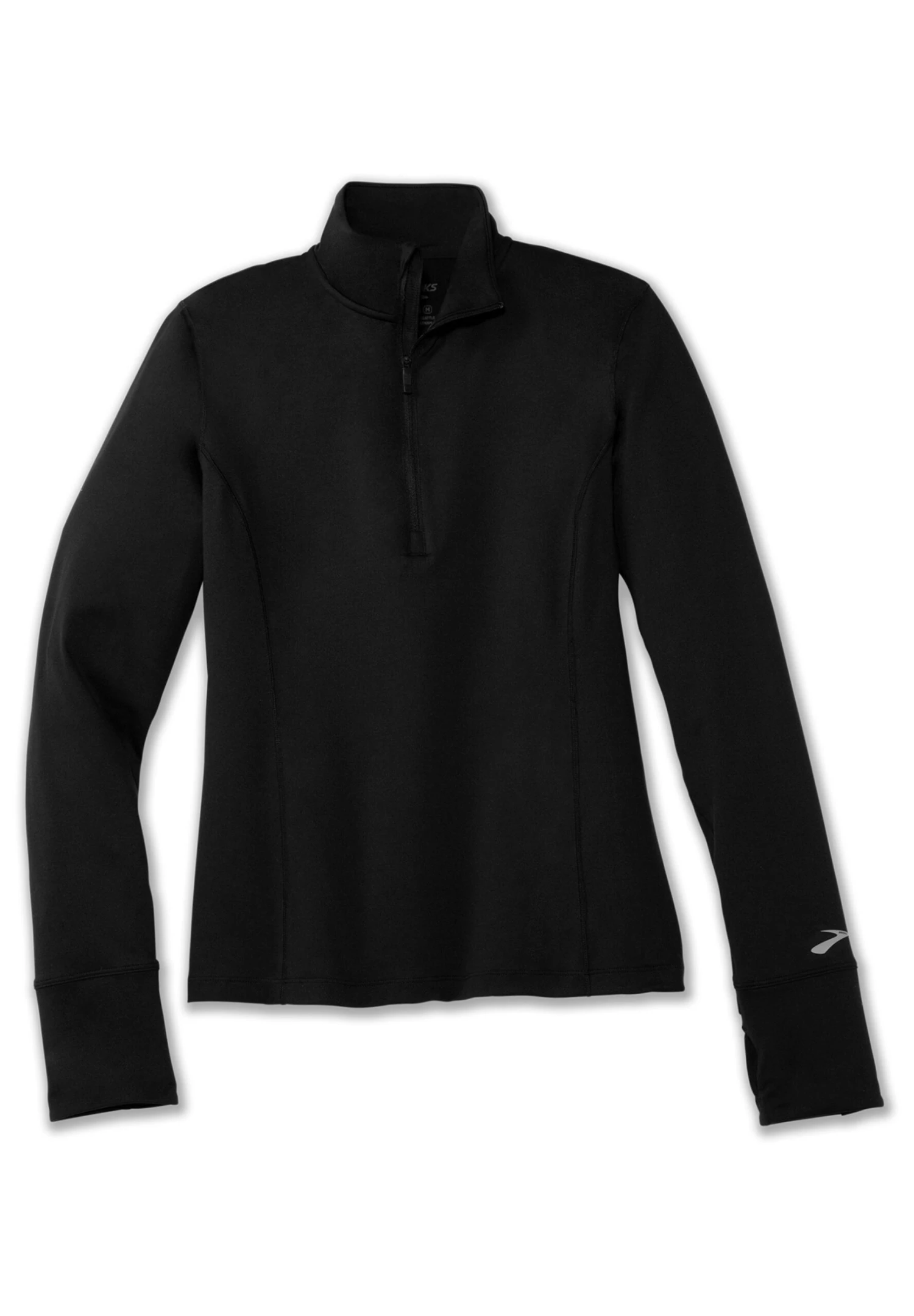 BROOKS Dash 1/2 Zip - Longsleeve - Black 4 BROOKS Dash 1/2 Zip - Longsleeve - Black - Afbeelding 2
