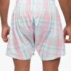Poplin Madras - Boxershort - Light Pastel Blue