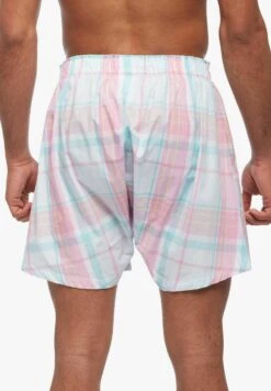 Poplin Madras - Boxershort - Light Pastel Blue