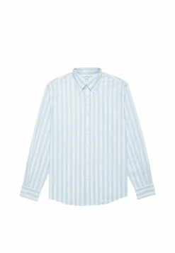 Poplin Striped Button Down Collar - Overhemd - Light Pastel Blue