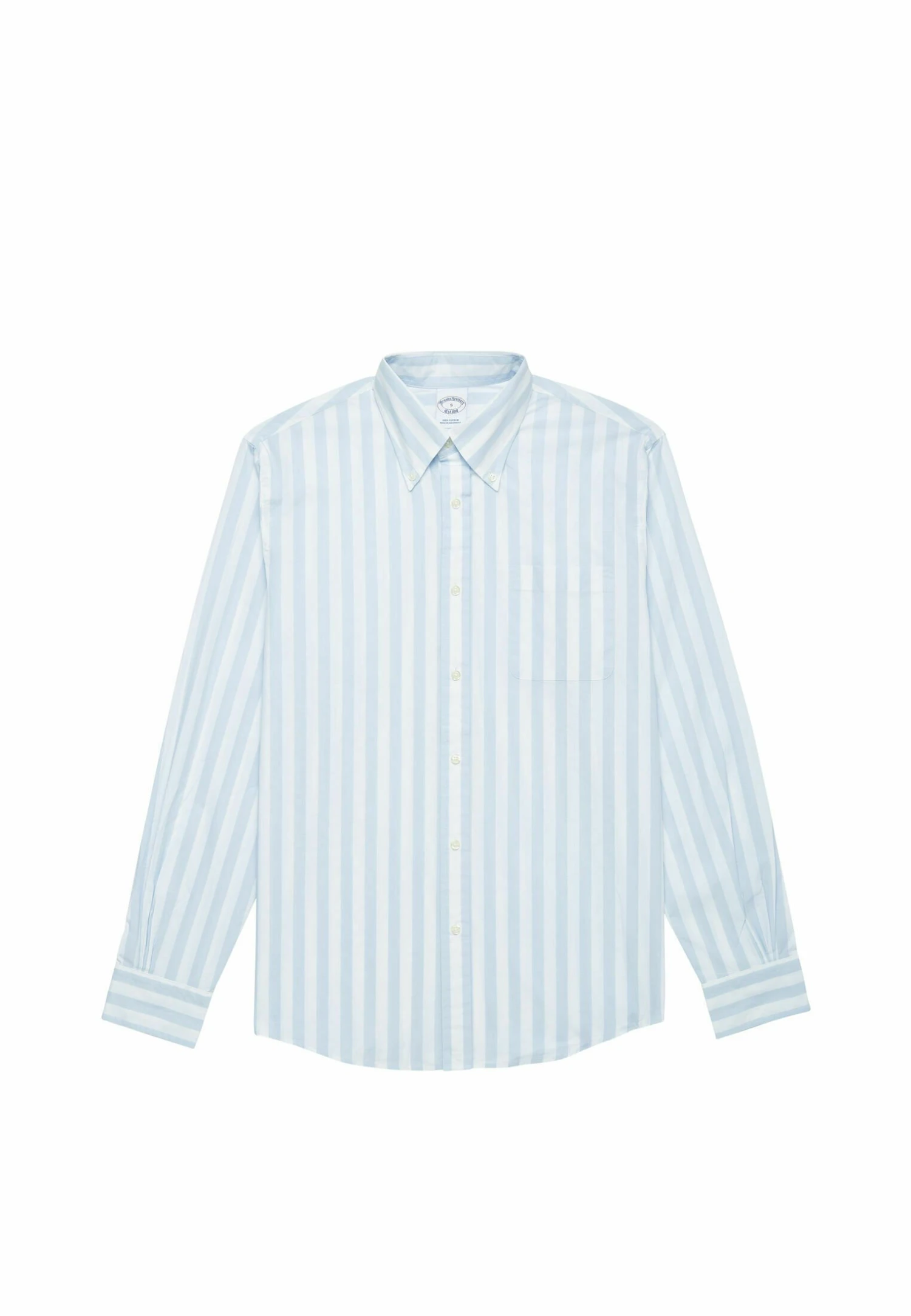 Poplin Striped Button Down Collar - Overhemd - Light Pastel Blue 3 Poplin Striped Button Down Collar - Overhemd - Light Pastel Blue
