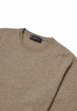 Crew-Neck- Trui - Sand -BrooksRunner 09f4612510b947508a07bb9cc2301015