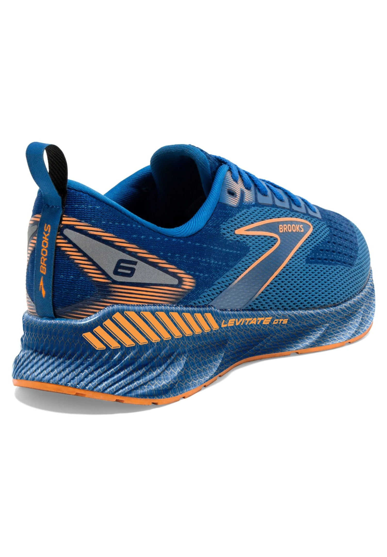 BROOKS Levitate Gts 6 - Stabiliteit Hardloopschoenen - Classic Blue Orange 6 BROOKS Levitate Gts 6 - Stabiliteit Hardloopschoenen - Classic Blue Orange - Afbeelding 4