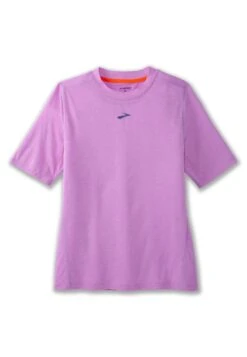 BROOKS High Point Short Sleeve - T-Shirt Basic - Bright Purple -BrooksRunner 0bda71d437fb47d683fe811cf382882b