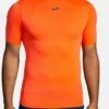 BROOKS High Point Short Sleeve - T-Shirt Basic - Bright Orange 2 BROOKS High Point Short Sleeve - T-Shirt Basic - Bright Orange -BrooksRunner 0cf376738747408e9dbdc6f9c2ba707a