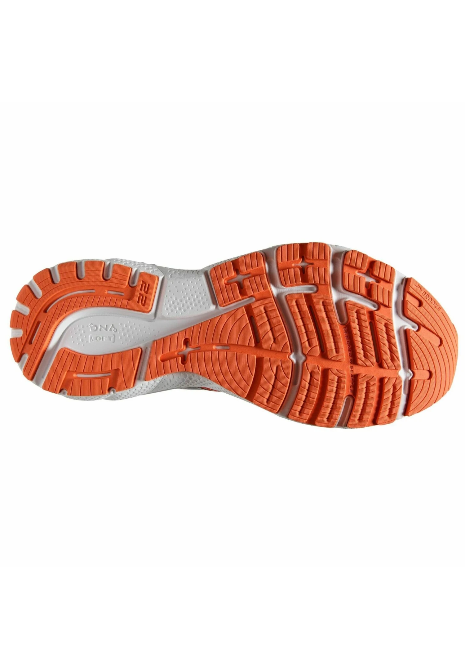 BROOKS Adrenaline Gts 22 - Stabiliteit Hardloopschoenen - Pumpkin/Flame/Titan 7 BROOKS Adrenaline Gts 22 - Stabiliteit Hardloopschoenen - Pumpkin/Flame/Titan - Afbeelding 5