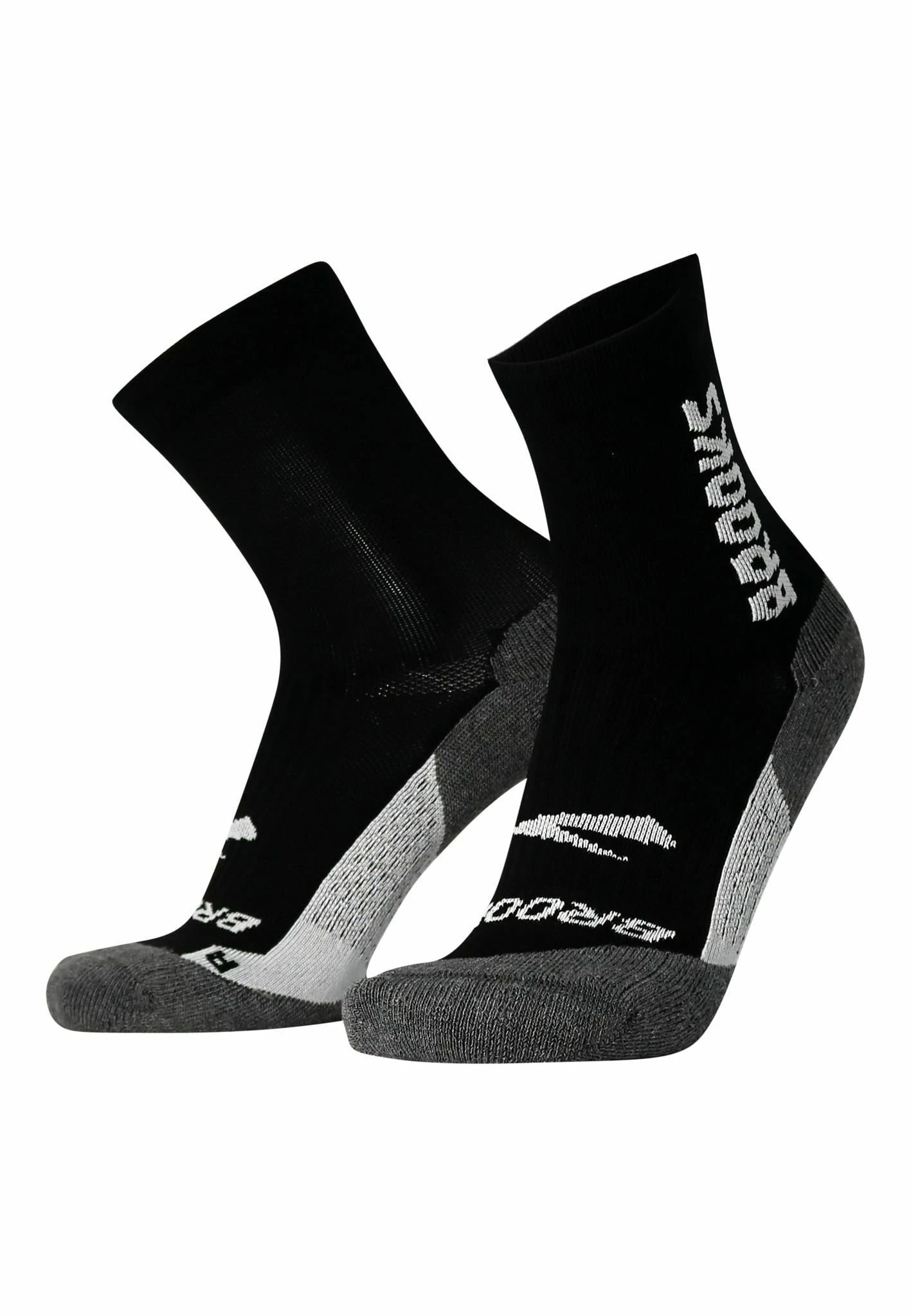 BROOKS Ghost Crew - Sportsokken - Black Br Crew 3 BROOKS Ghost Crew - Sportsokken - Black Br Crew