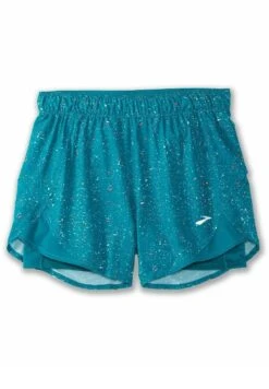 BROOKS Chaser 5" 2-In-1 Short - Korte Broeken - Lagoon Speckle Print Lagoon -BrooksRunner 1162807deeba4d0185433159153248f1