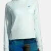 BROOKS Notch Thermal Long Sleeve- Longsleeve - Ice Blue -BrooksRunner 1370777e569a4355a153258d3138be77