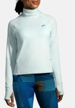 BROOKS Notch Thermal Long Sleeve- Longsleeve - Ice Blue