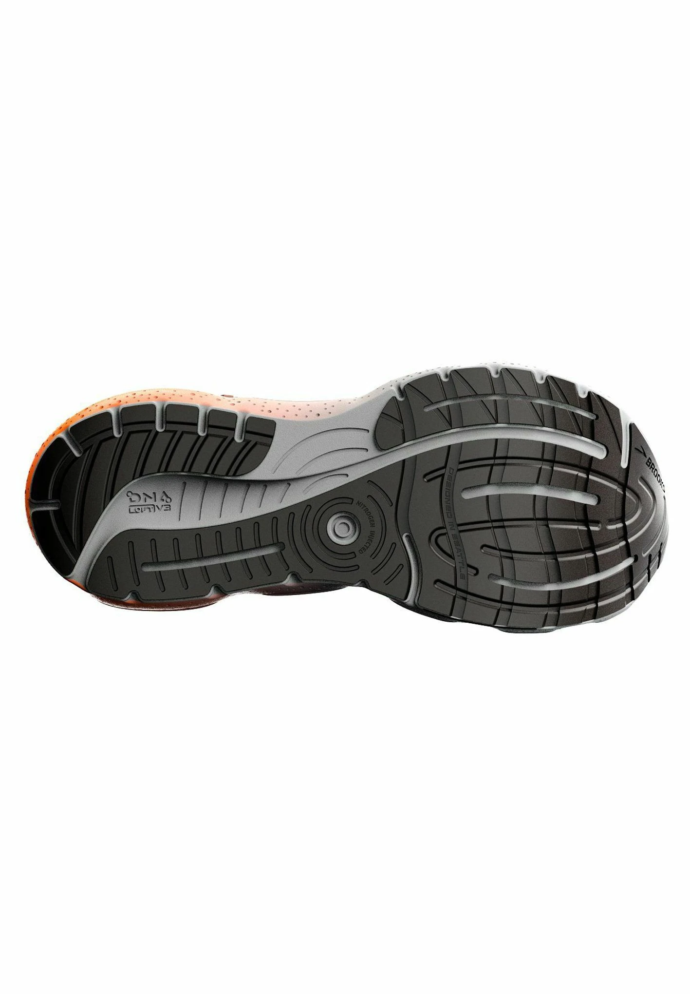 BROOKS Glycerin Gts 20 - Stabiliteit Hardloopschoenen - Black Classic BlueOrange 7 BROOKS Glycerin Gts 20 - Stabiliteit Hardloopschoenen - Black Classic BlueOrange - Afbeelding 5