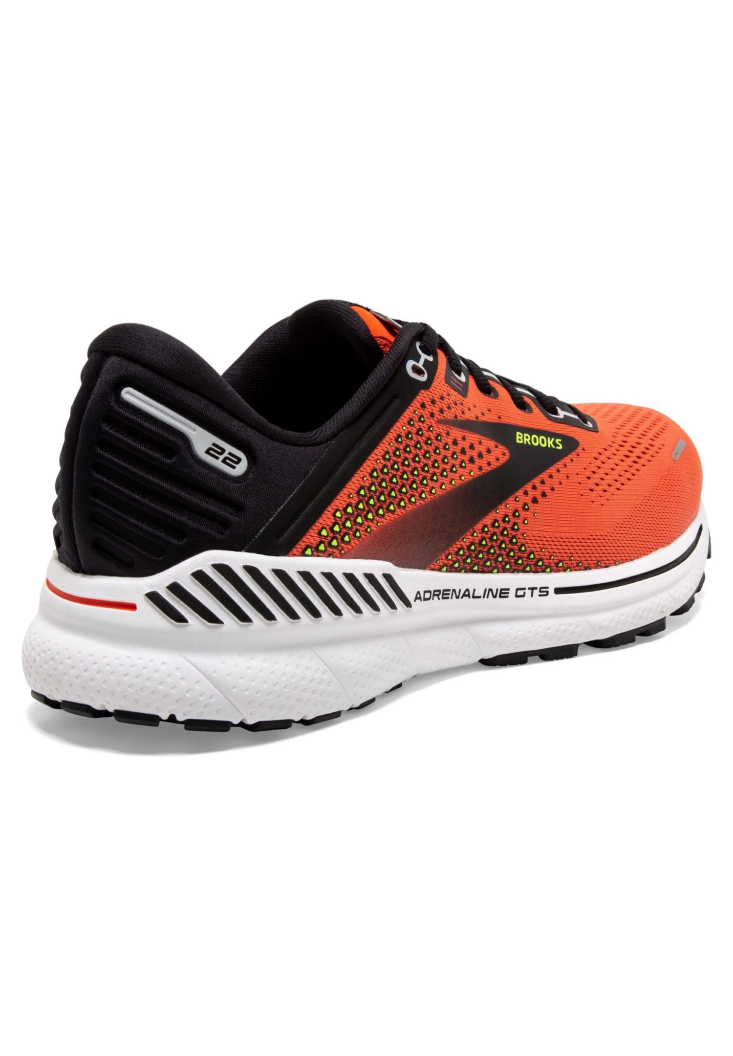 BROOKS Adrenaline Gts 22 - Stabiliteit Hardloopschoenen - Orange Black White 6 BROOKS Adrenaline Gts 22 - Stabiliteit Hardloopschoenen - Orange Black White - Afbeelding 4