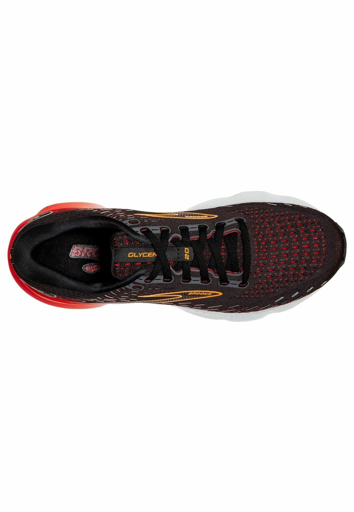 BROOKS Glycerin 20 - Hardloopschoenen Neutraal - Black Blackened Pearl Fiery Red 5 BROOKS Glycerin 20 - Hardloopschoenen Neutraal - Black Blackened Pearl Fiery Red - Afbeelding 3