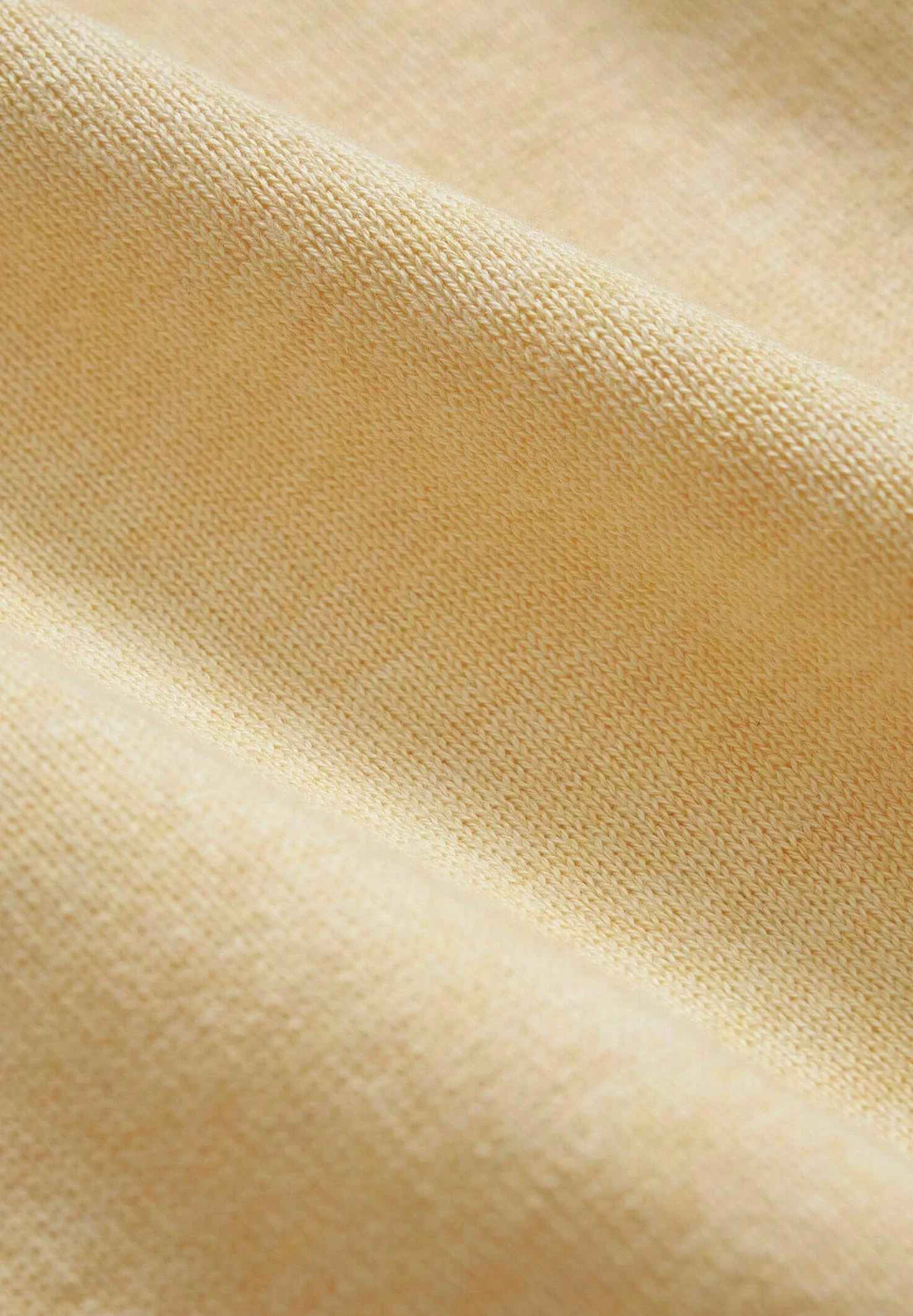 Supima Crewneck - Trui - Yellow 6 Supima Crewneck - Trui - Yellow - Afbeelding 4