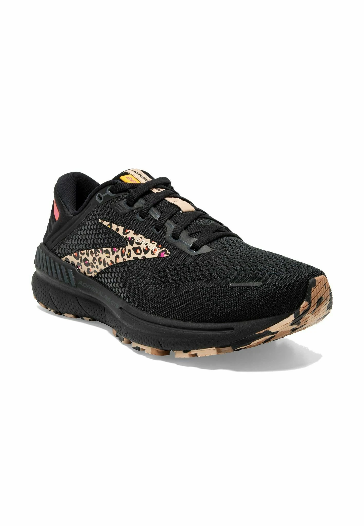 BROOKS Adrenaline Gts 22 - Stabiliteit Hardloopschoenen - Black Ebony Citrus 4 BROOKS Adrenaline Gts 22 - Stabiliteit Hardloopschoenen - Black Ebony Citrus - Afbeelding 2