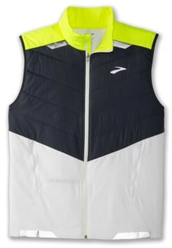 BROOKS Run Visible Insulated- Bodywarmer - White Asphalt Nightlife -BrooksRunner 2cf582e60c094f82a74d2039426eee9c