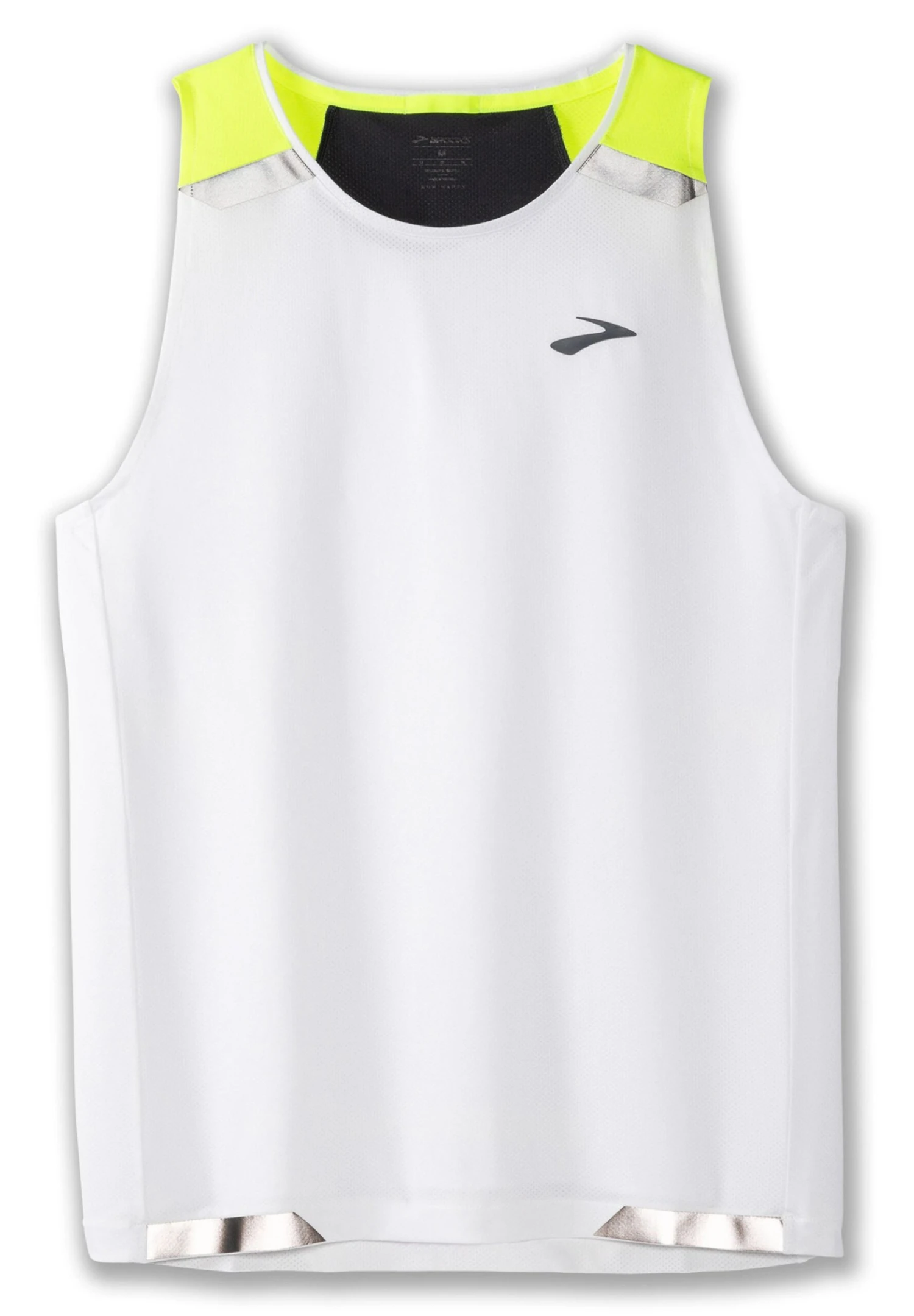 BROOKS Run Visible Tank - Top - White Asphalt Nightlife 5 BROOKS Run Visible Tank - Top - White Asphalt Nightlife - Afbeelding 3