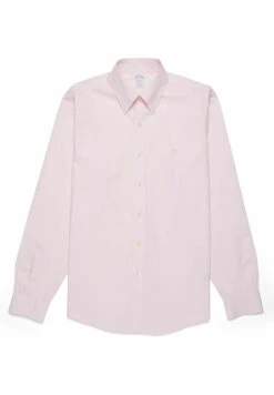 Regular Fit Supima Non-Iron Button Down - Zakelijk Overhemd - Light Pastel Pink