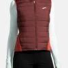BROOKS Shield Hybrid Vest 2.0 - Bodywarmer - Run Raisin Copper