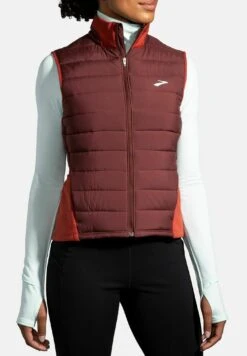 BrooksRunner 20 BROOKS Shield Hybrid Vest 2.0 - Bodywarmer - Run Raisin Copper