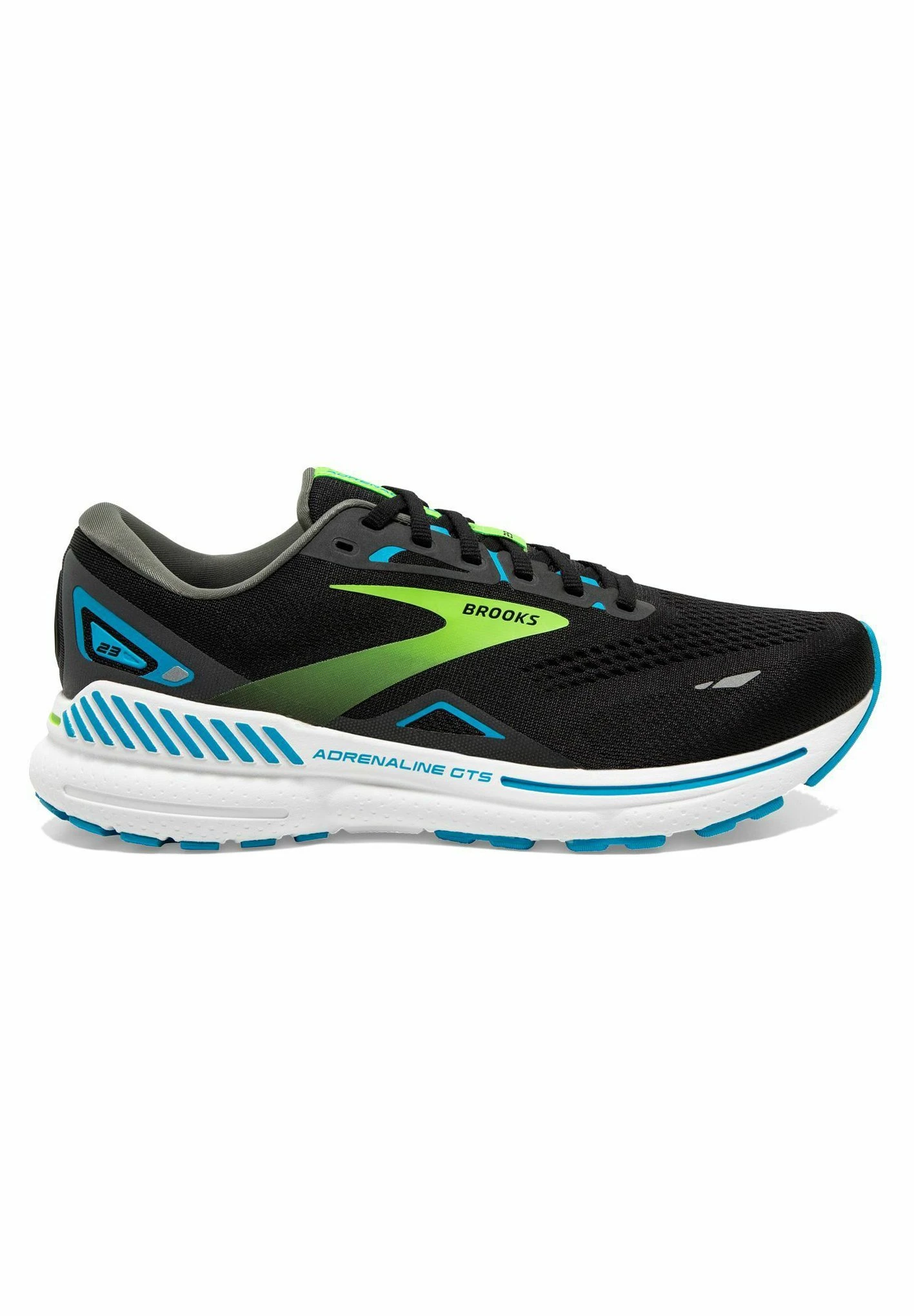 BROOKS Adrenaline Gts 23 - Stabiliteit Hardloopschoenen - Black Hawaiian Ocean Green 3 BROOKS Adrenaline Gts 23 - Stabiliteit Hardloopschoenen - Black Hawaiian Ocean Green