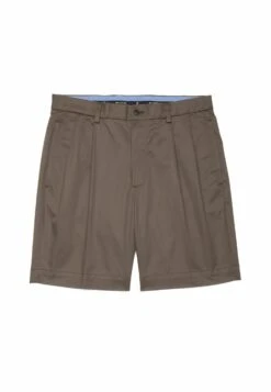 Stretch Pleat Front - Shorts - Grey