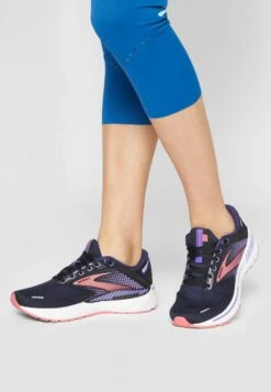 BROOKS Adrenaline Gts 22 - Stabiliteit Hardloopschoenen - Black/Purple/Coral