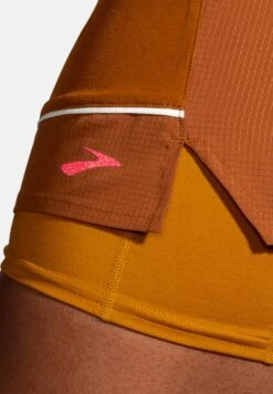 BROOKS High Point 3" 2-In-1 Short - Korte Broeken - Hazelwood Ochre Fuchsia -BrooksRunner 3a60e5b9df2a414c98b4758857583c82