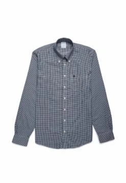 Milano Non Button-Down Collar - Overhemd - Black Check