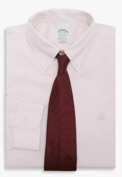 Regular Fit Supima Non-Iron Button Down - Zakelijk Overhemd - Light Pastel Pink -BrooksRunner 3d9efba85b5541a5b7c1c14ac7e0e6ce