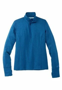 BROOKS Dash 1/2 Zip - Longsleeve - Blue -BrooksRunner 3e43f06da5eb459692ca355fcc2b8fa0