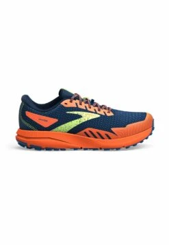 BROOKS Divide 4 - Trail Hardloopschoenen - Navy Firecracker Sharp Green