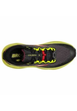 BROOKS Caldera 6 - Trail Hardloopschoenen - Black Fiery Red Blazing Yellow -BrooksRunner 4139ecf196b54ba49023f545b9a2236e