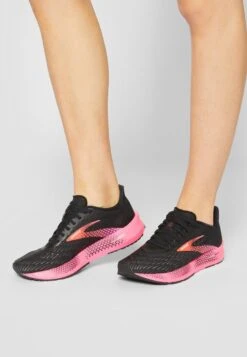 BROOKS Hyperion Tempo - Hardloopschoenen Neutraal - Black Pink Hot Coral