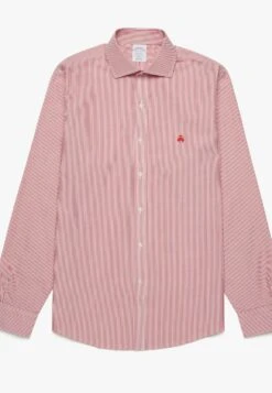 Spread Collar- Overhemd - Red -BrooksRunner 497c66640daa4cdfbabf13a84d13a28c