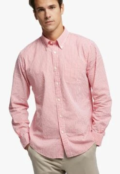 Regular-Fit - Overhemd - Red Stripes