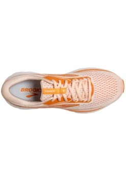 BROOKS Trace 2 - Hardloopschoenen Neutraal - Pale Peach Tangerine White -BrooksRunner 4f92408bcdca496f8ea2d180c3e14317