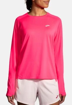 BROOKS Sprint Free Long Sleeve 2.0 - Longsleeve - Hyper Pink