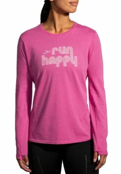 BROOKS Distance 2.0 - Longsleeve - Frosted Mauve Retro Rh