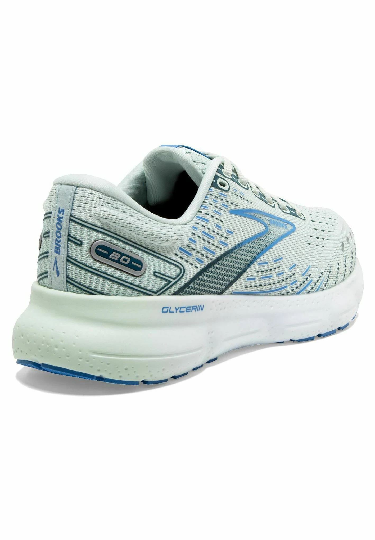 BROOKS Glycerin 20 - Hardloopschoenen Neutraal - Blue Glass Marina Legion Blue 6 BROOKS Glycerin 20 - Hardloopschoenen Neutraal - Blue Glass Marina Legion Blue - Afbeelding 4