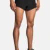 BROOKS Sherpa 3" Split Short - Shorts - Black -BrooksRunner 53f12c2d79544ccf9f1dfda82bc7833a