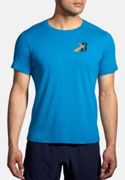 BROOKS Distance Short Sleeve 2.0 - T-Shirt Print - Spring Break Flying B