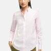 Classic-Fit Non-Iron Stretch Supima Bengal Stripe - Overhemdblouse - Pink -BrooksRunner 5e59202897ee4525b3ed172055114049