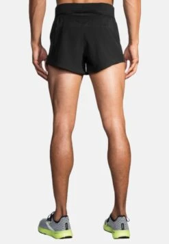 BROOKS Sherpa 3" Split Short - Shorts - Black -BrooksRunner 5f5f27cf90814efcb5da6d7a64fd0e81
