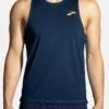 BROOKS Atmosphere Singlet 2.0 - Top - Navy Spring Break -BrooksRunner 5f83802e426d4ccba699621c0055f5f2