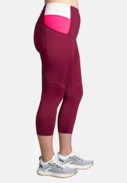 BROOKS Method 3/4 Tight - Legging - Razzmatazz Quartz Hyper Pink -BrooksRunner 642fb722e25c4fa0b8b49eed6d609b6a