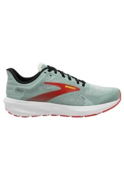 BROOKS Launch 9 - Hardloopschoenen Neutraal - Blue Surf Black Cherry Tomato